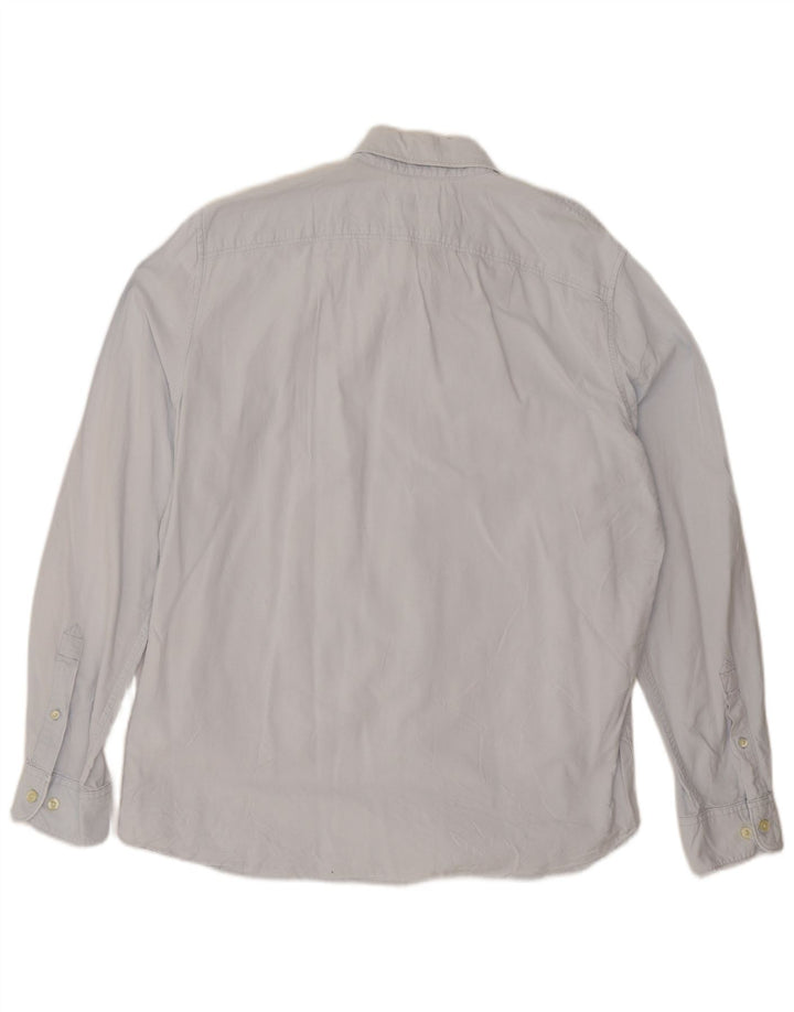 Camisa masculina Timberland Slim Fit XL azul algodão