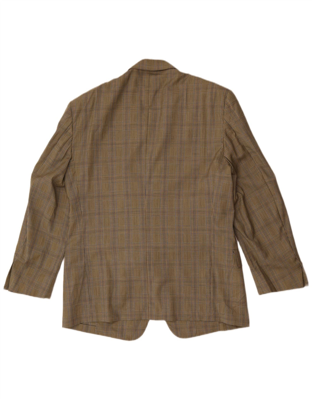 Jaqueta Blazer Masculina Valentino com 2 Botões IT 56 3XL Bege Houndstooth