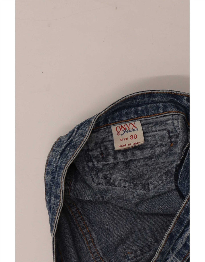 Calça Jeans Slim Feminina Onyx W30 L32 Azul Algodão