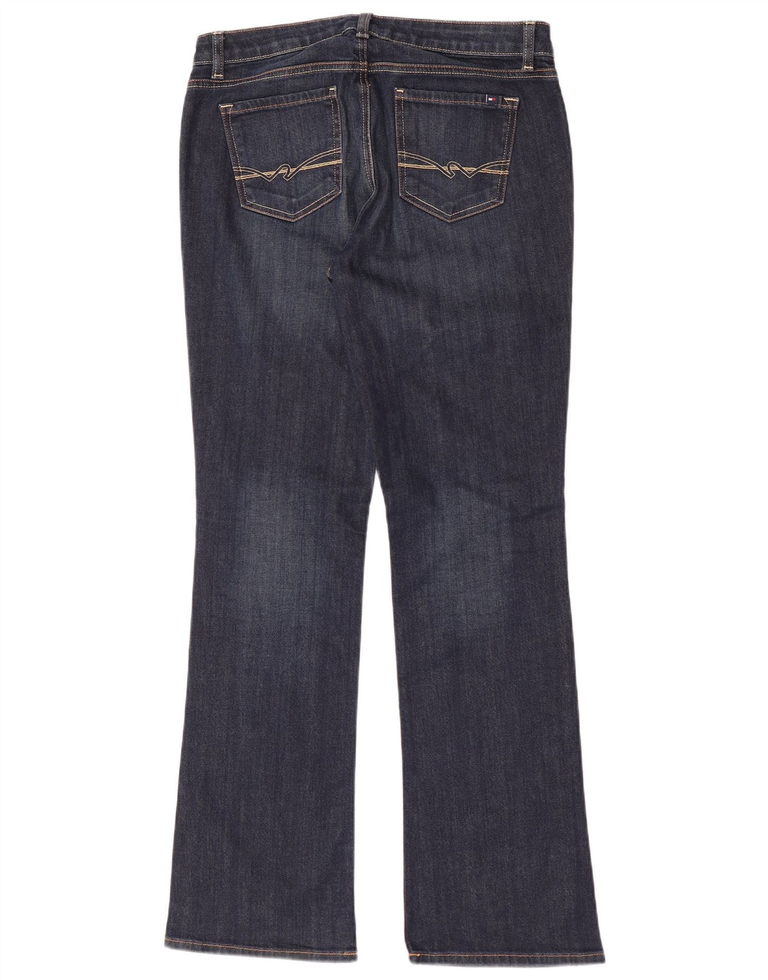 Jeans feminino Tommy Hilfiger Bootcut US 10 grande W34 L32 azul
