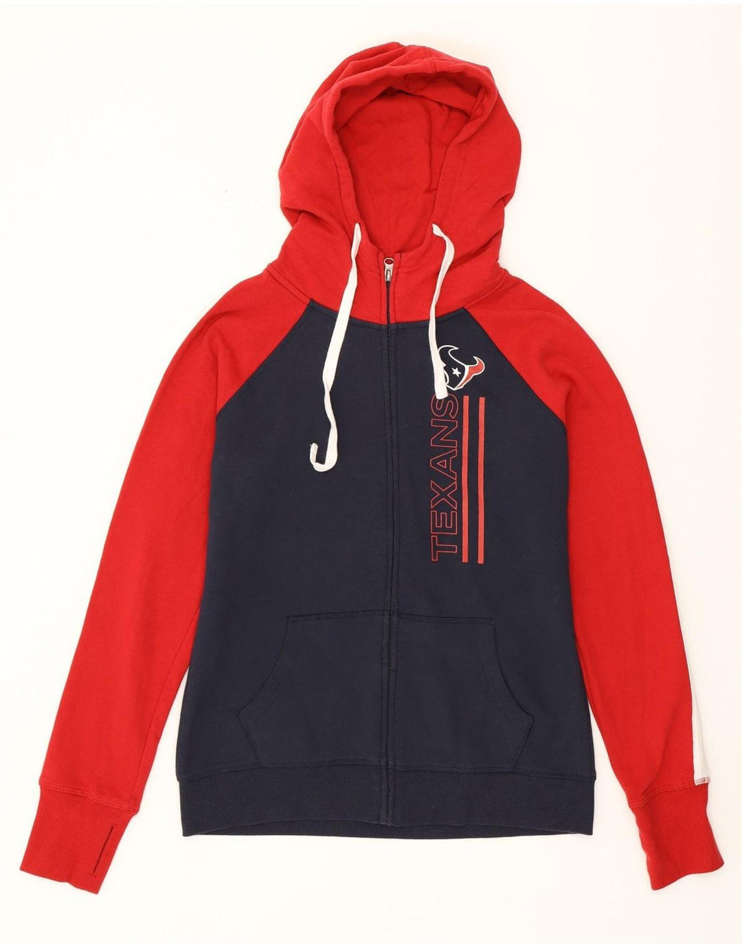 NFL TEAM APPAREL Suéter feminino com capuz e zíper Reino Unido 16 grande azul marinho