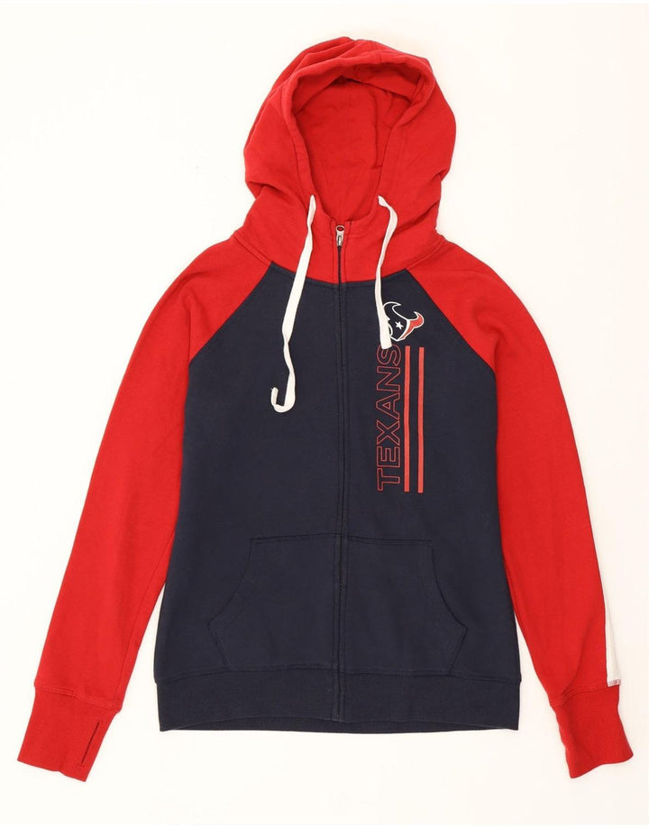 NFL TEAM APPAREL Suéter feminino com capuz e zíper Reino Unido 16 grande azul marinho