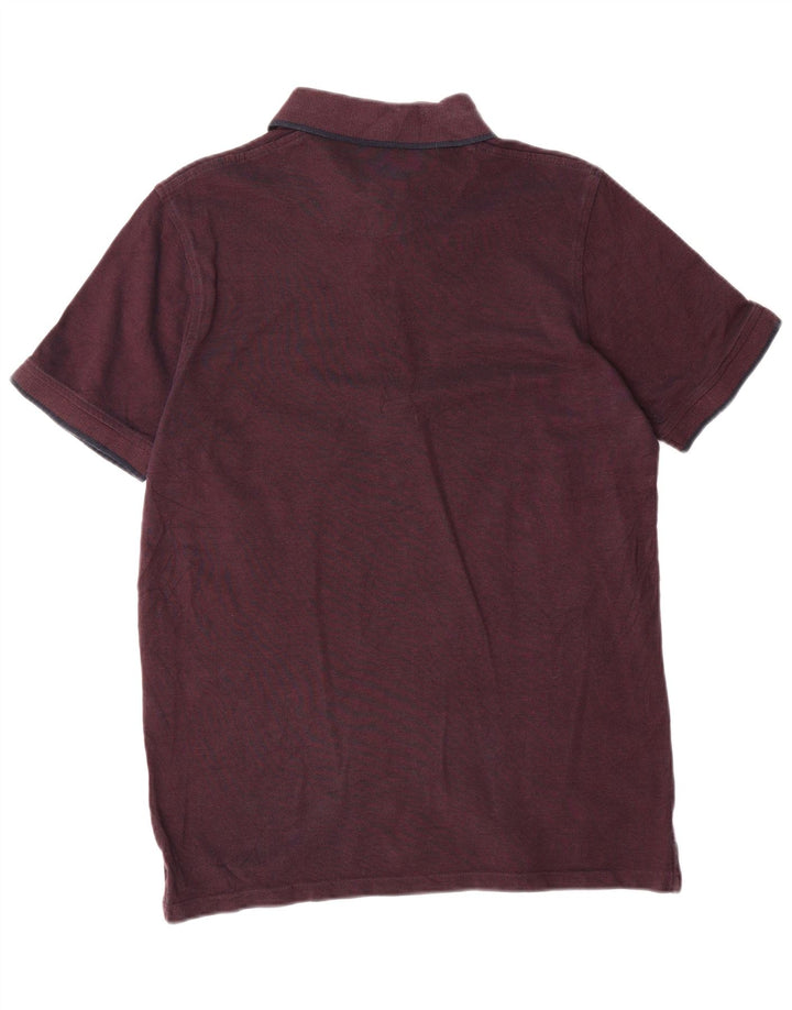 Camisa polo masculina JACK & JONES grande Borgonha