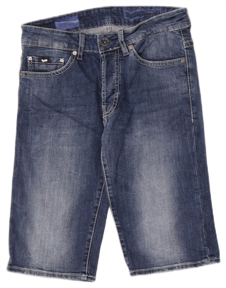 Bermuda jeans masculina Gas W30 azul médio