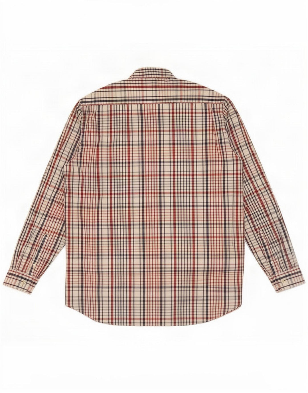 Camisa masculina Valentino tamanho 39 Algodão xadrez multicolorido médio