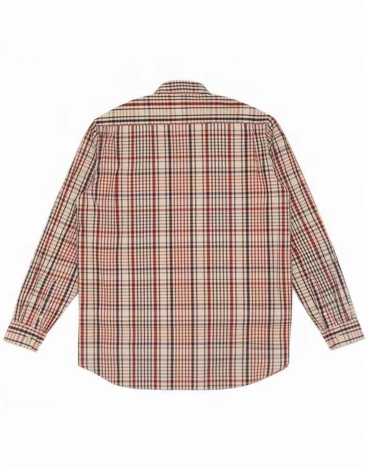 Camisa masculina Valentino tamanho 39 Algodão xadrez multicolorido médio
