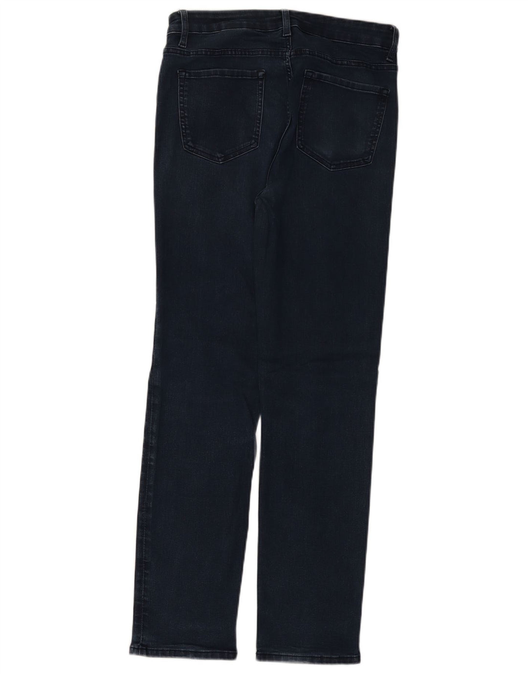 Jeans retos femininos MARKS & SPENCER UK 12 médio W30 L30 azul marinho