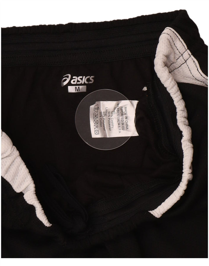 Shorts esportivos femininos Asics UK 14 médio preto colorblock
