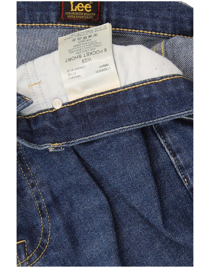 Shorts jeans masculino LEE W29 algodão azul médio
