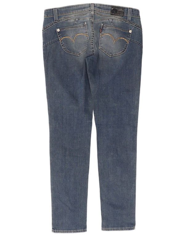 Calça jeans skinny feminina Levi's Slight Curve W31 L32 azul algodão
