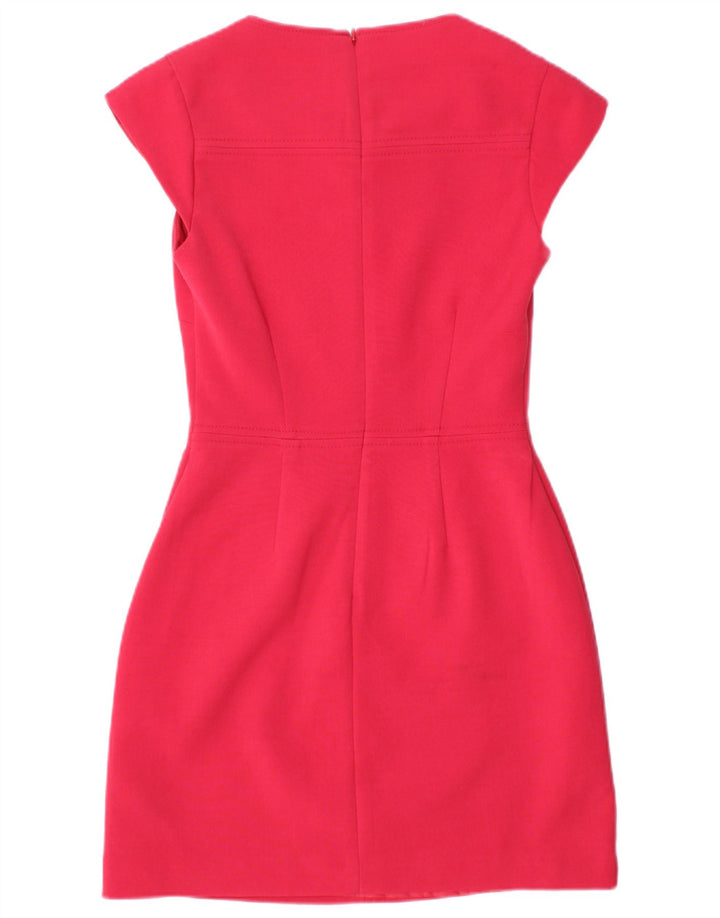 Vestido bainha feminino WAREHOUSE UK 6 XS poliéster vermelho