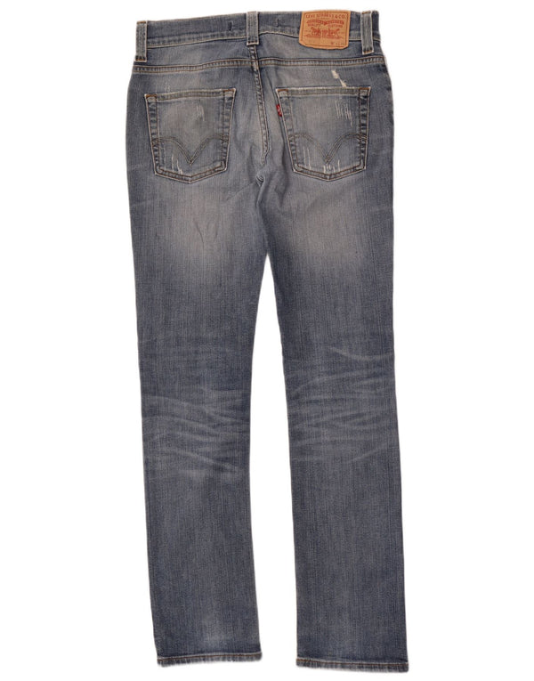 Calça Jeans Levis Masculina 511 Distressed Slim W33 L34 Azul