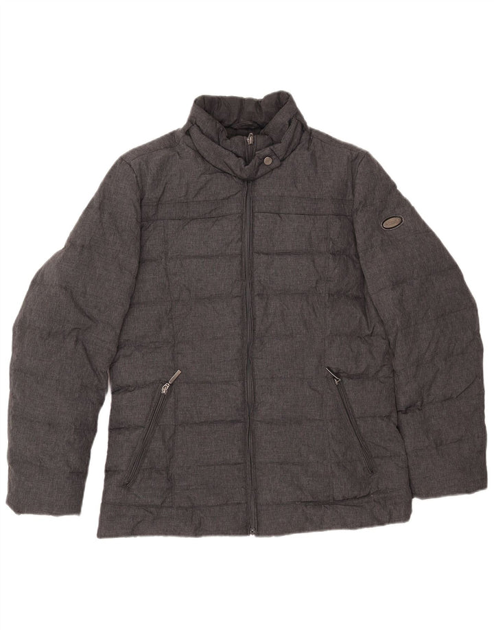 Jaqueta acolchoada feminina BEST COMPANY UK 14 grande cinza