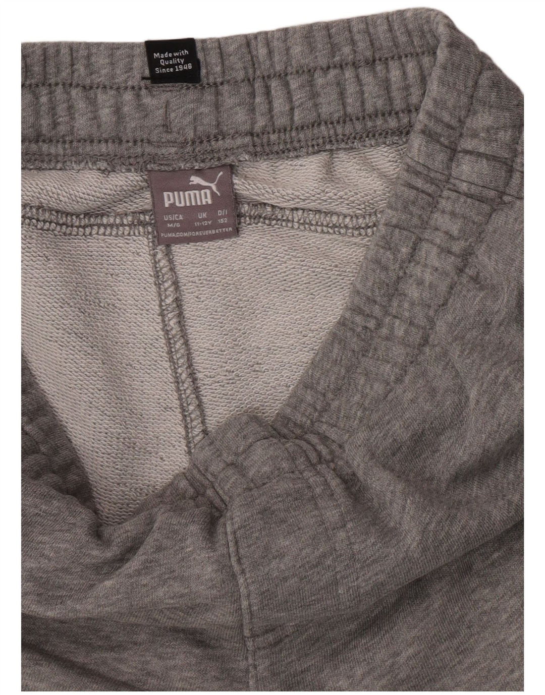 Shorts esportivos Puma meninos 11-12 anos cinza