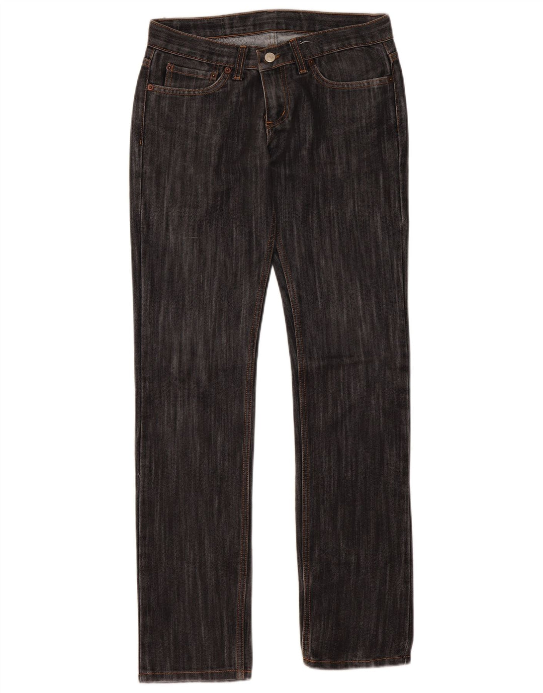 Calça jeans feminina Levi's 507 Bootcut W30 L34 cinza manchada