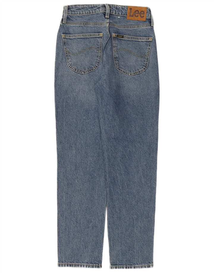 Lee Womens Carol Slim Jeans W25 L27 Algodão Azul