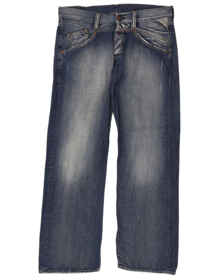 REPLAY Jeans retos masculinos W36 L34 algodão azul