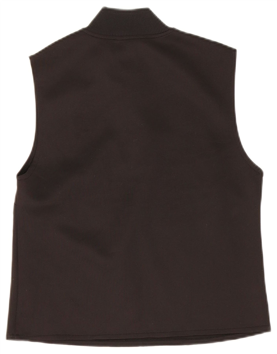 Zara Womens Crop Top UK 12 Médio Algodão Preto