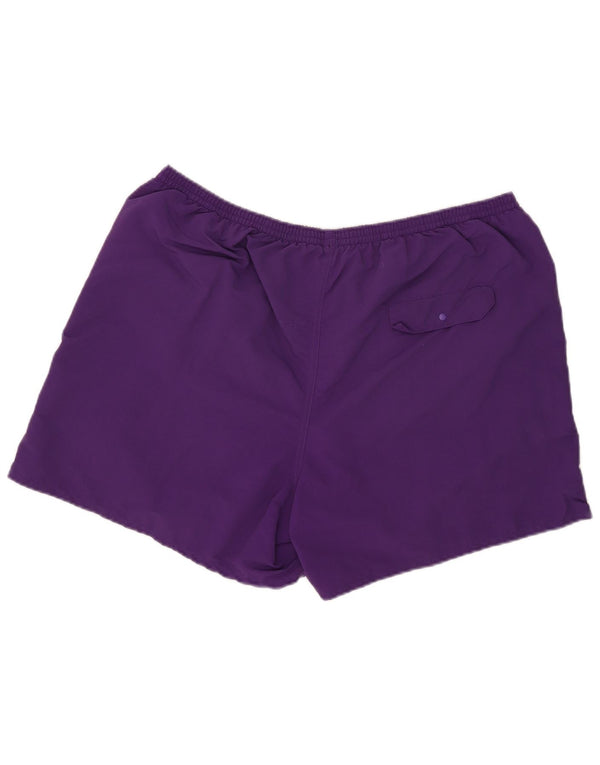 Shorts de natação masculino Patagonia 2XL roxo nylon