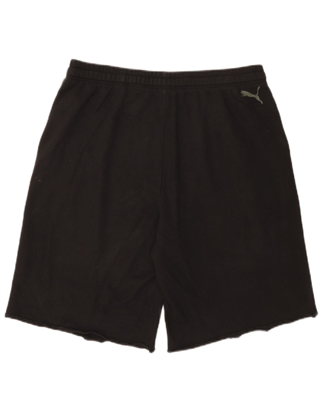 Shorts esportivos gráficos masculinos Puma grandes de algodão preto