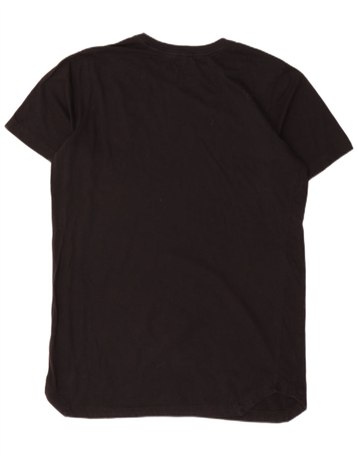 Camiseta masculina Nike regular de manga curta grande algodão preto