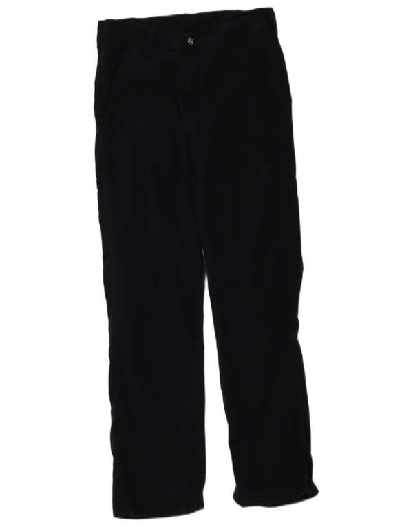 Calça Carhartt Masculina Straight Cargo W28 L32 Azul Marinho Algodão