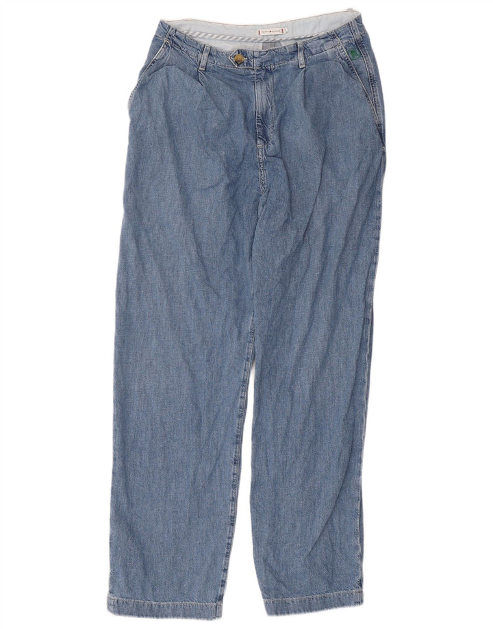 Jeans retos femininos TOMMY HILFIGER EU 38 médio W32 L31 algodão azul