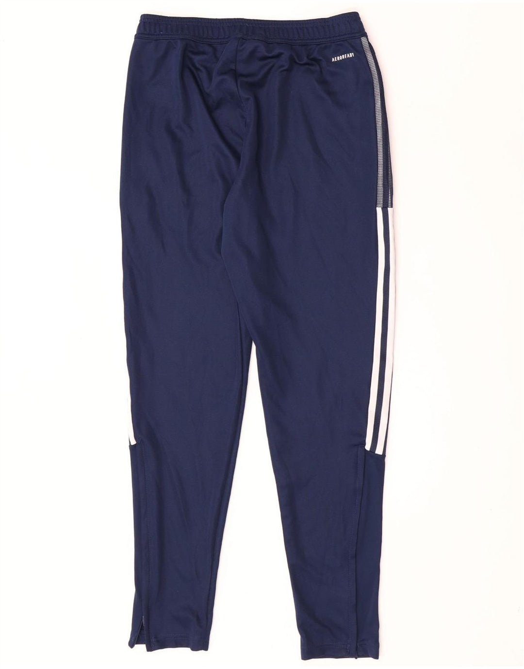 Calça de treino Adidas Aeroready masculina pequena azul marinho poliéster