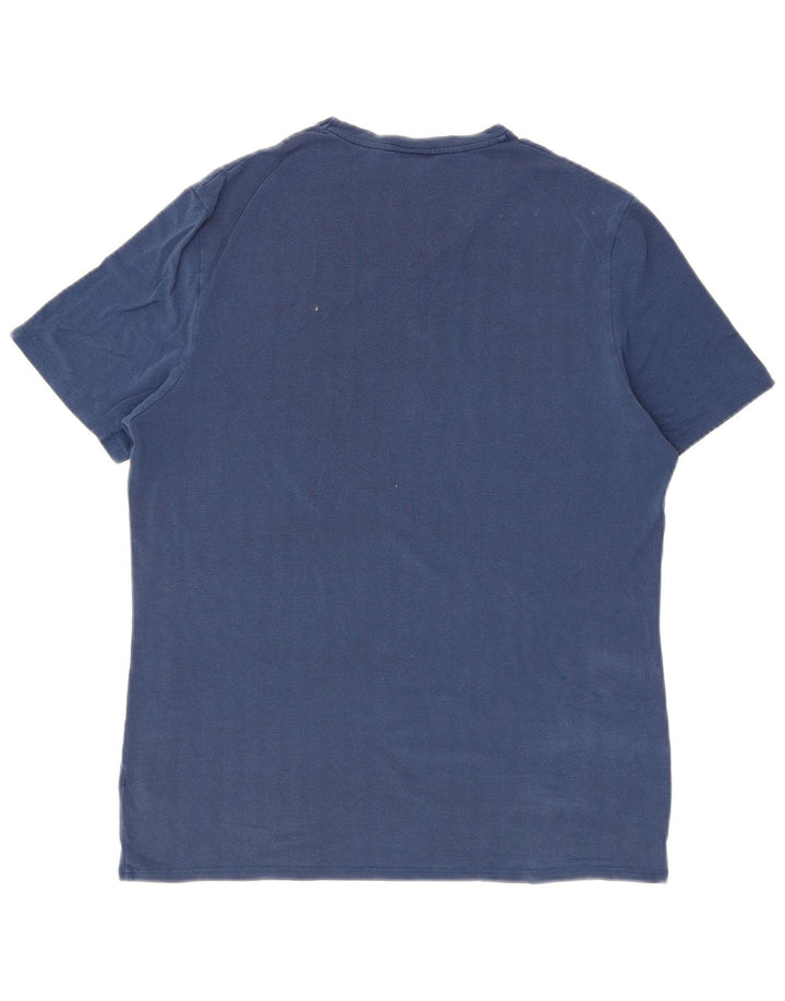Camiseta masculina Fila Top XL azul espinha de peixe