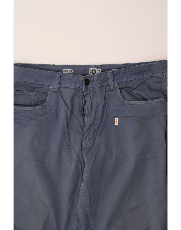 DACK'S Mens Regular Fit Casual Trousers IT 54 2XL W36 L31 Grey Cotton Vintage Dack's and Second-Hand Dack's from Messina Hembry 