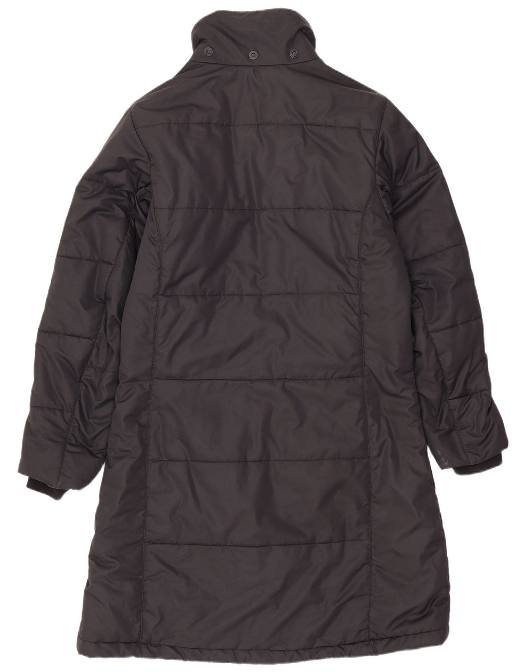 Casaco acolchoado grande Jack Wolfskin feminino Reino Unido 10 pequeno poliéster preto