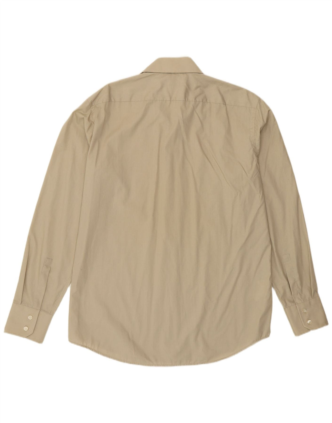 Camisa masculina Hugo Boss tamanho 41 16 grande algodão cáqui