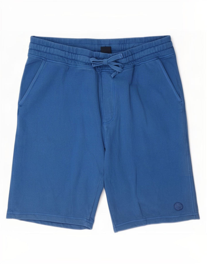 Shorts esportivos masculinos North Sails médio azul algodão