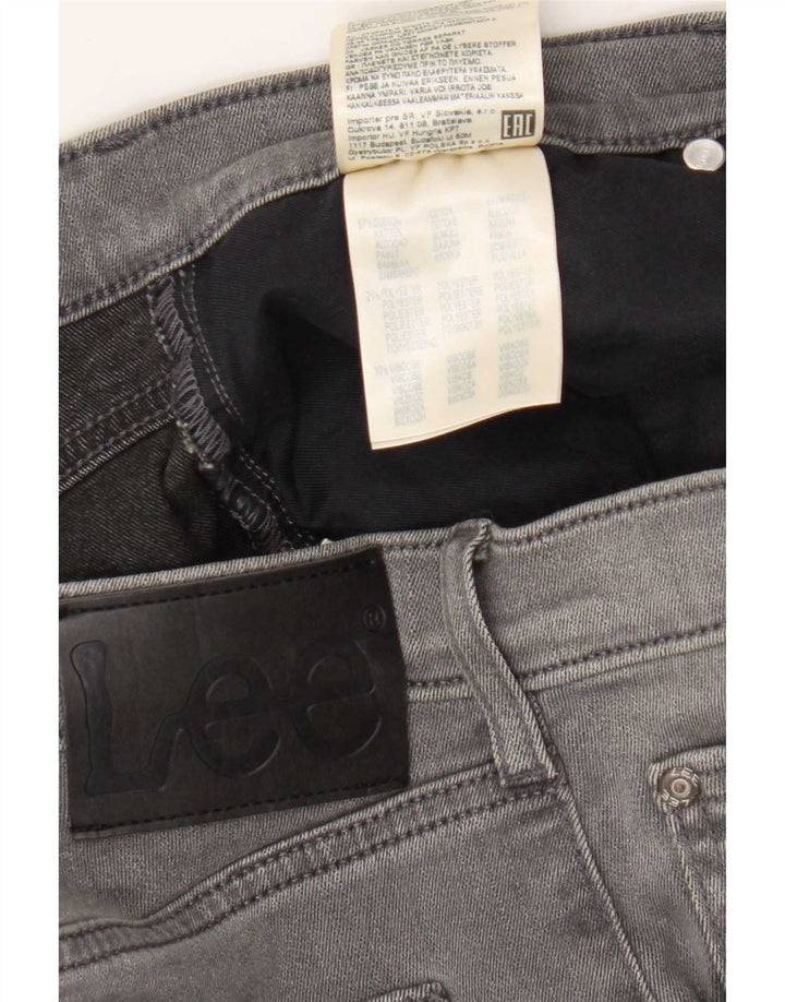 Lee Mens Daren Slim Jeans W36 L34 Cinza Algodão