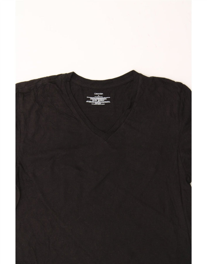 CALVIN KLEIN Mens T-Shirt Top Medium Black Cotton Vintage Calvin Klein and Second-Hand Calvin Klein from Messina Hembry 