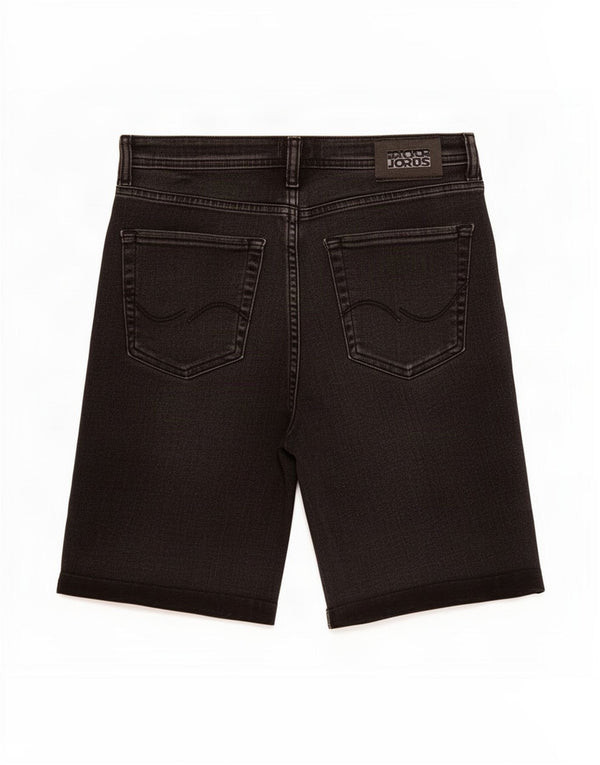 Shorts jeans regulares para meninos Jack & Jones 14-15 anos W28 preto