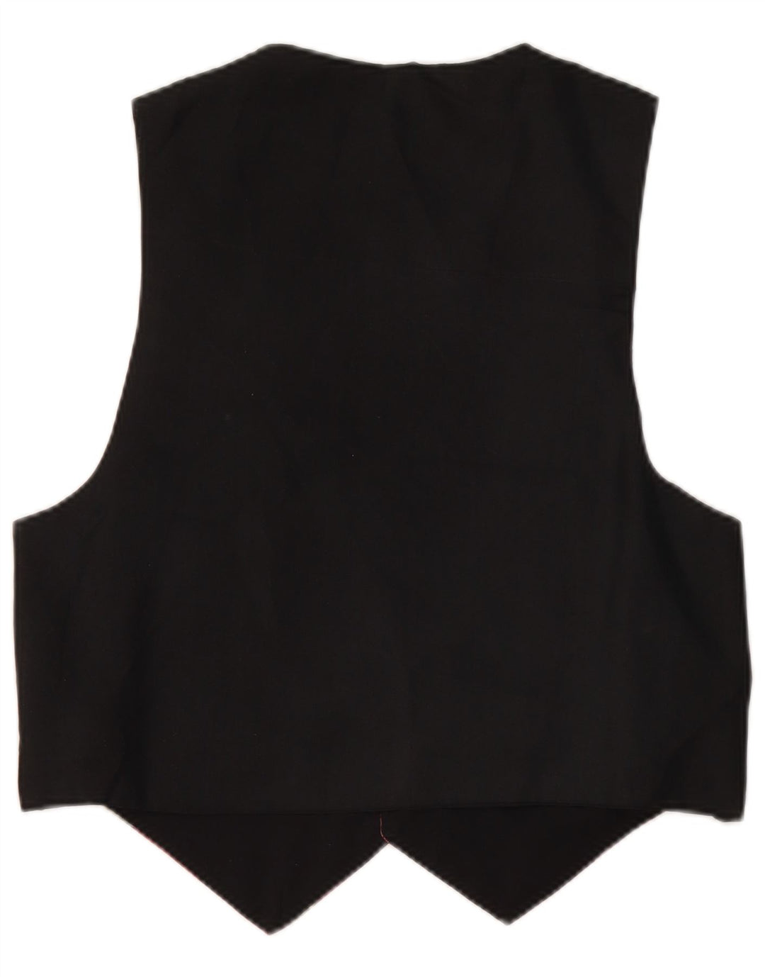 Colete feminino VINTAGE UK 14 poliéster floral preto médio