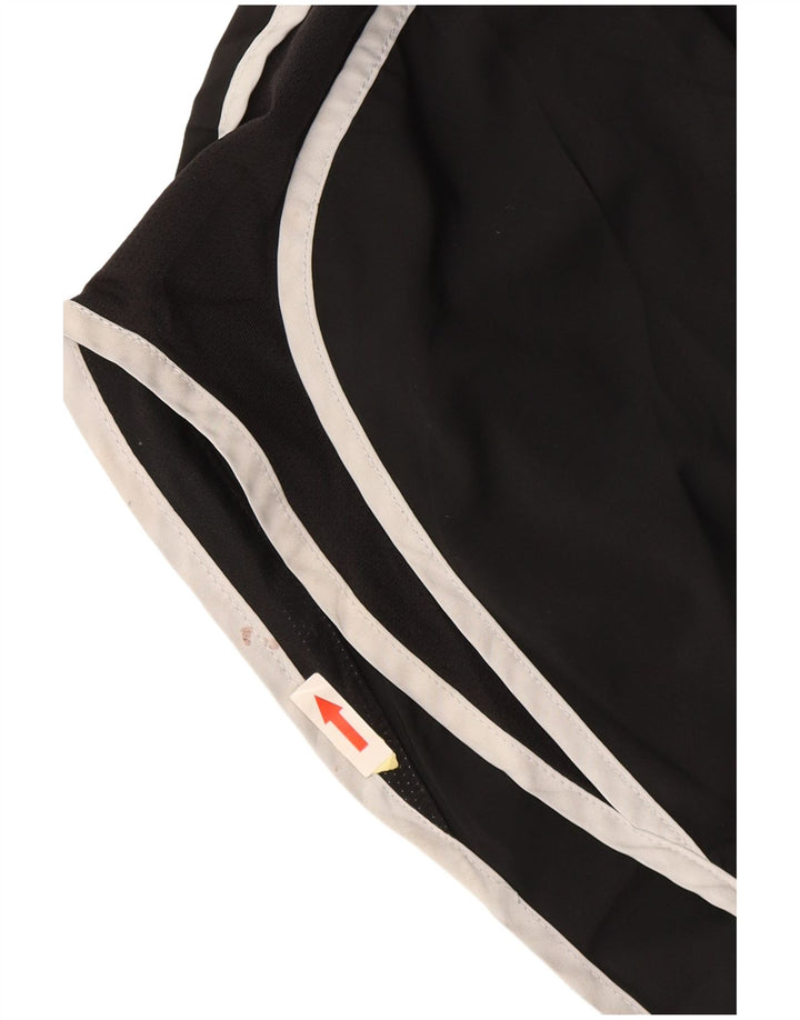 Shorts esportivos femininos NIKE Dri Fit UK 14 médio preto poliéster