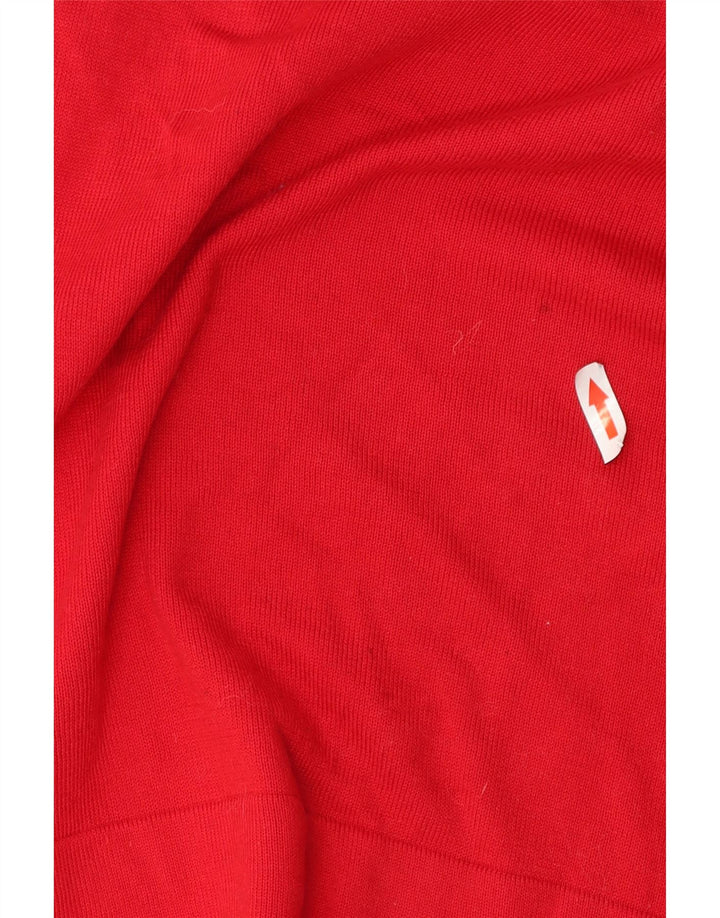 Suéter masculino Calvin Klein Jeans com gola redonda, algodão vermelho médio
