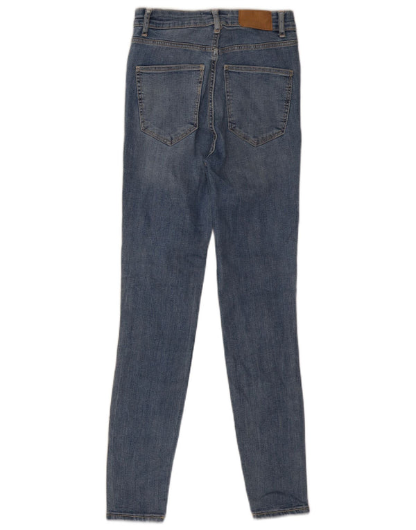 ZARA Jeans Skinny Feminino EU 36 XS W26 L27 Azul
