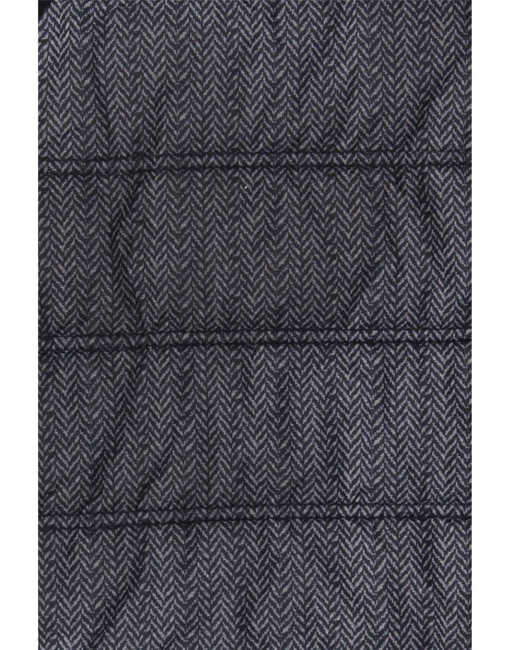 Calvin Klein Mens Golf Treino Top Jaqueta 2XL Azul Marinho Espinha de Peixe