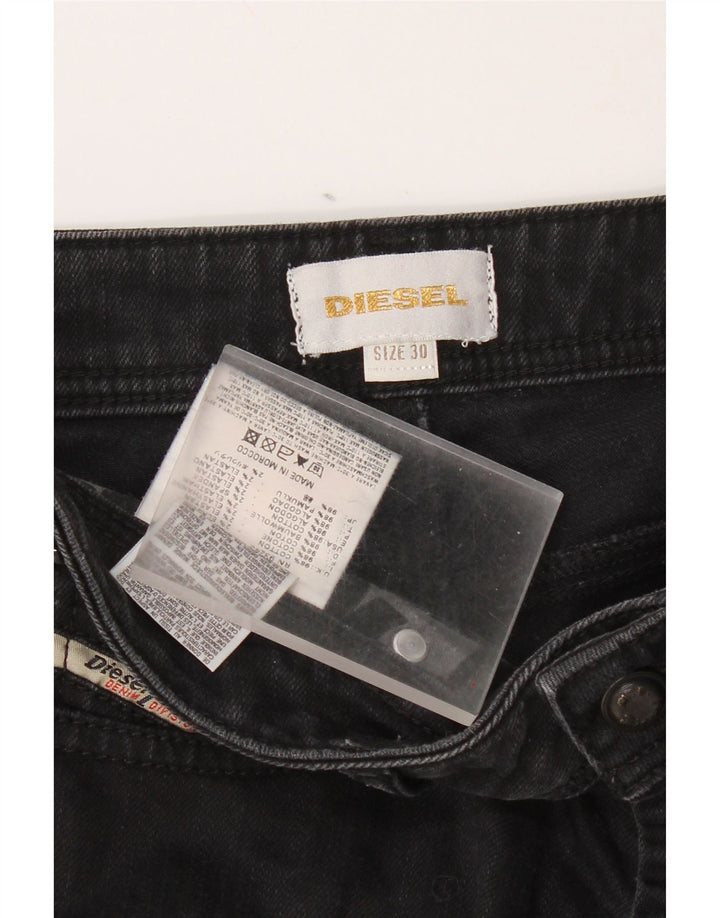 Jeans skinny feminino Diesel W30 L28 algodão cinza