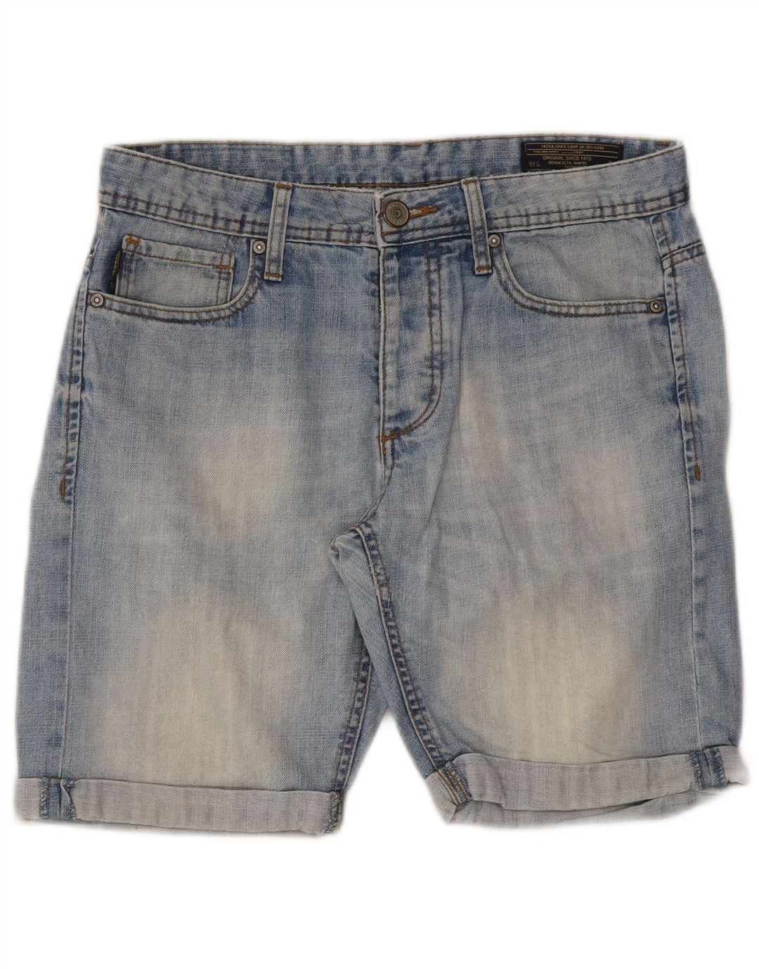 Shorts jeans masculino Jack & Jones W32 azul médio