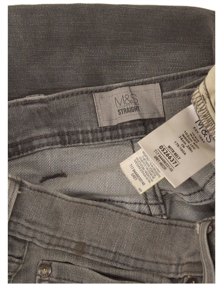 Jeans retos masculinos Marks & Spencer W40 L29 algodão cinza