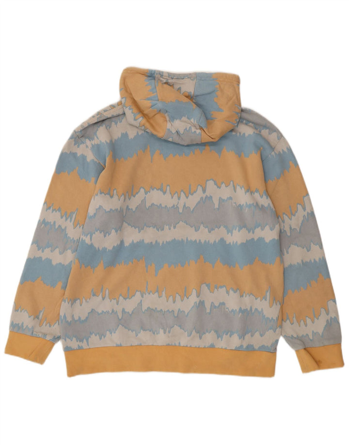 Adidas Mens Graphic Hoodie Jumper Médio Multicolorido Tie Dye Algodão