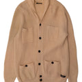 Suéter Cardigan Masculino Gas XL Lã Bege