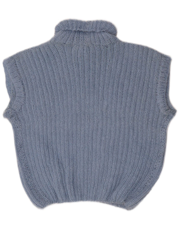 Regata feminina vintage com colete UK 10 pequena azul