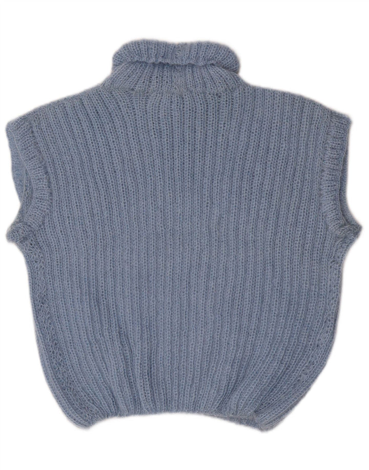 Regata feminina vintage com colete UK 10 pequena azul