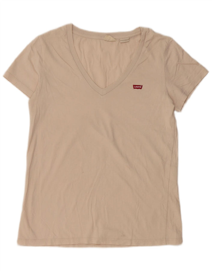 Camiseta Feminina Levi's Top UK 10 Pequena Cinza