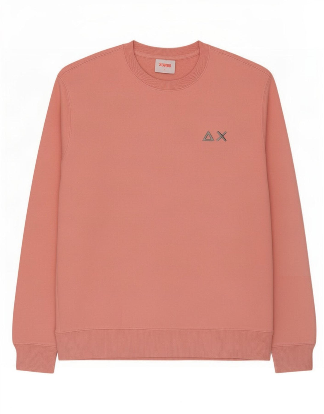 Sun68 moletom masculino jumper grande algodão rosa